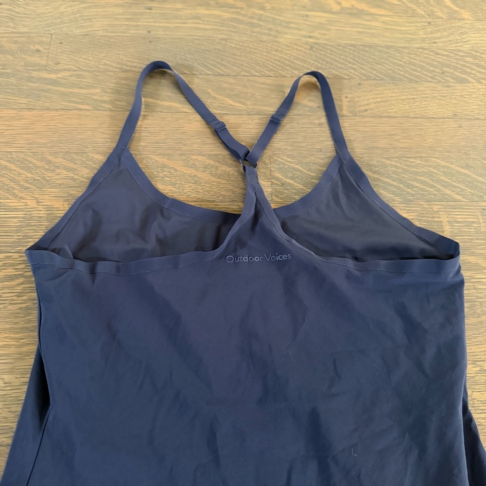 Outdoor Voices Mini Dress Dark Navy Blue The Exercise Dress EUC Small - Picture 11 of 13
